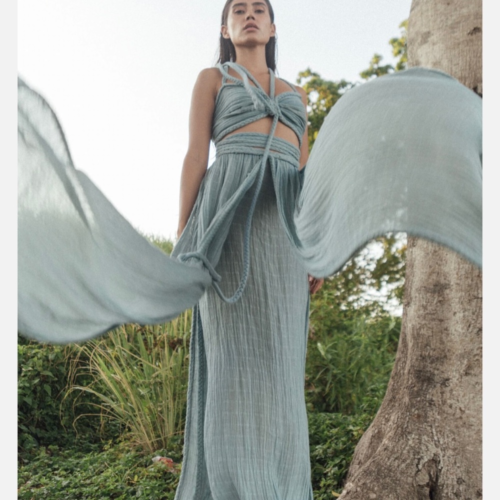 Kasia Kulenty handmade Chiara two piece set. Handmade in Mexico.